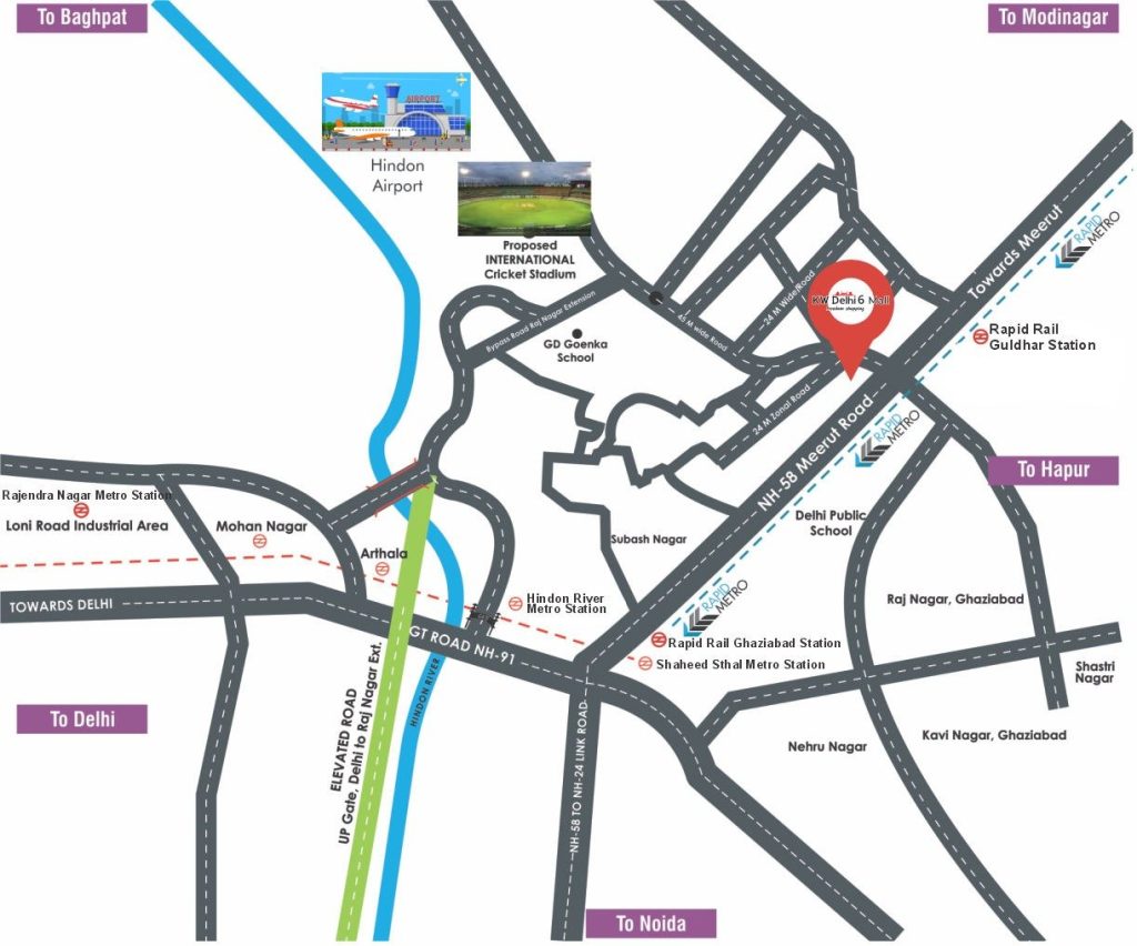 KW Delhi 6 best commercial shop in Delhi NCR